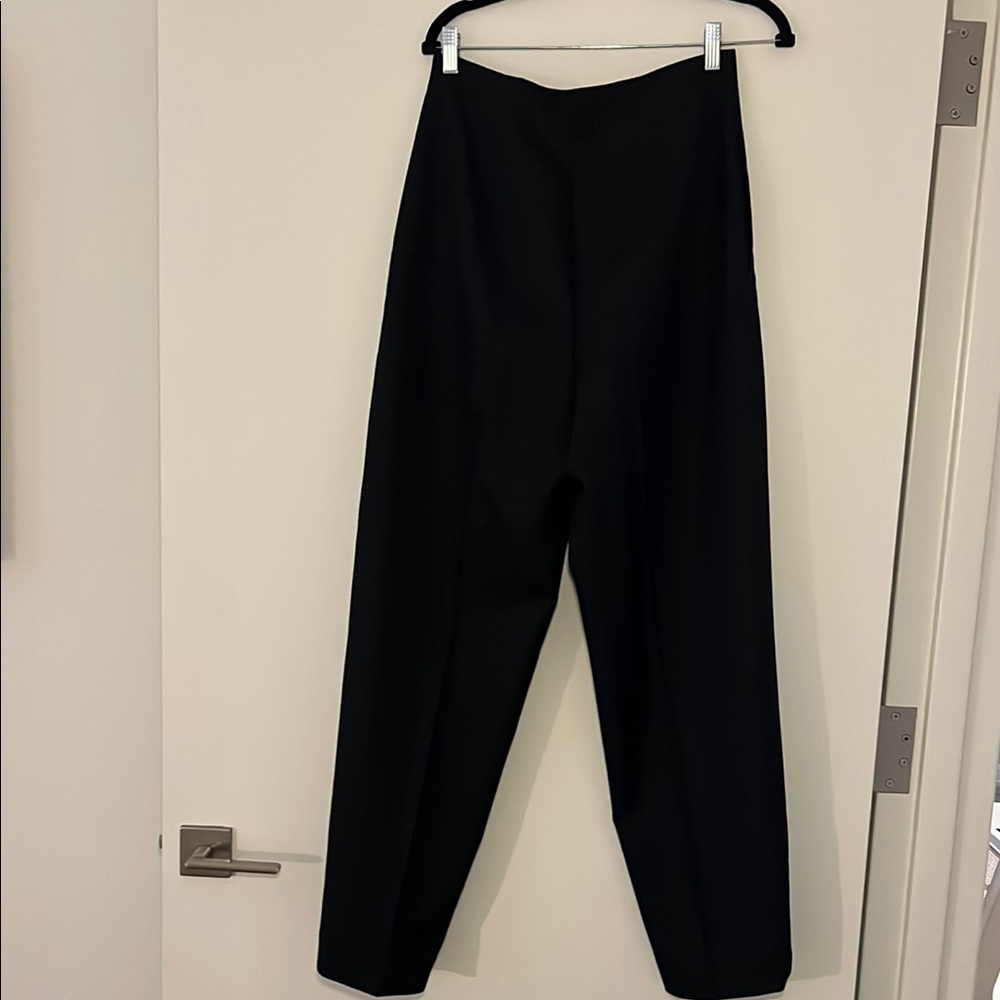 Black High-Waisted Trousers - image 2